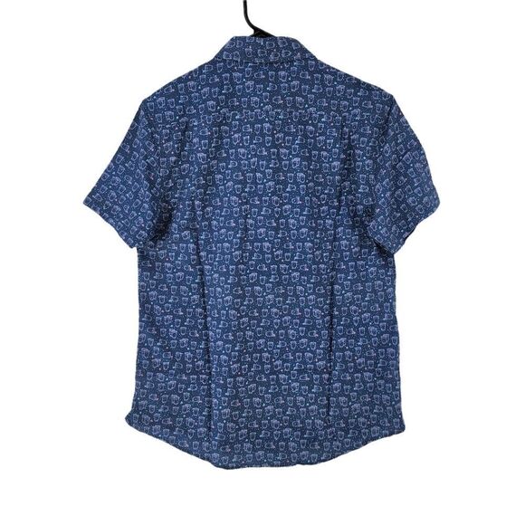 Southern Shirt Men's Party Foul Short Sleeve Baja Shirt - Picture 6 of 7